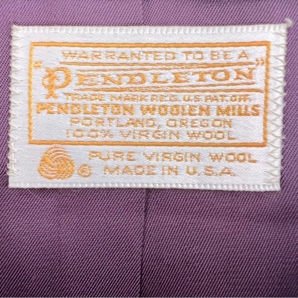 Pendleton Single Front Button Virgin Wool Blazer … - image 3